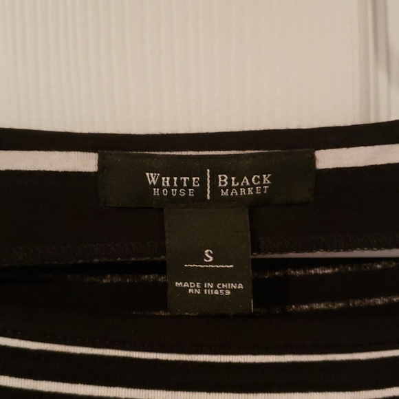 White House Black Market black & white dress - Picture 2 of 5